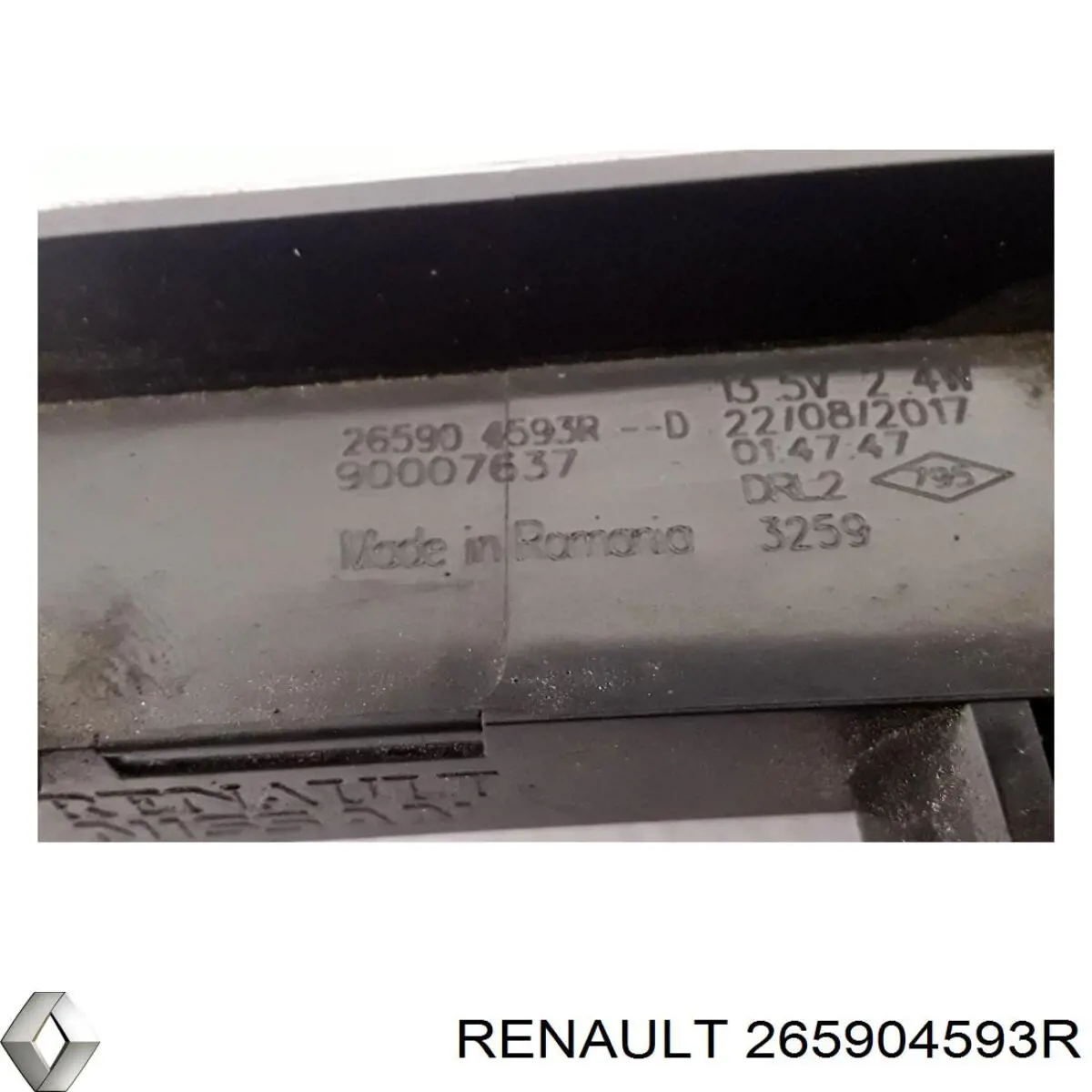265904593R Renault (RVI) Стоп-сигнал заднього скла