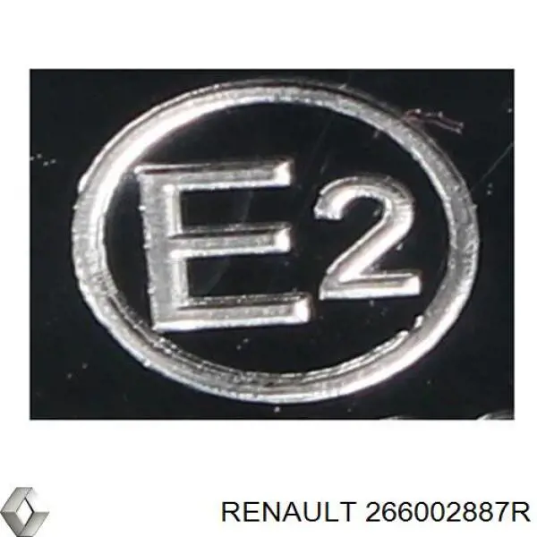 266002887R Renault (RVI) фара денного світла, права