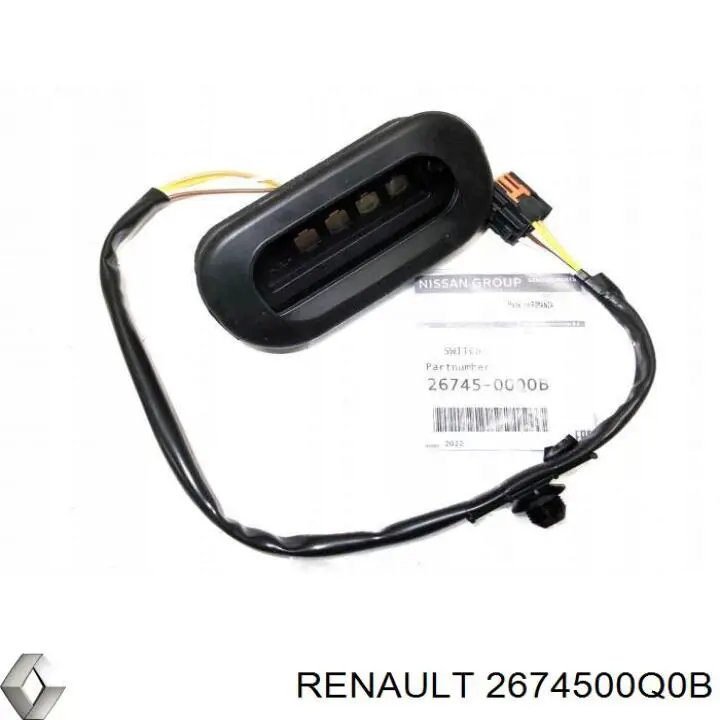 Купити 2674500Q0B Renault (RVI) Датчик закривання дверей (кінцевий вимикач), зсувних дверей, на кузові