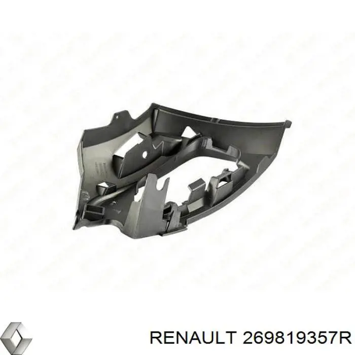Кронштейн задньої противотуманной фари, правий Renault (RVI) 269819357R ціна, від 22.55 USD
