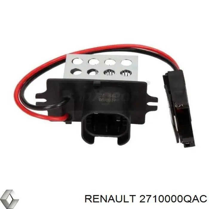 Резистор обігрівача Renault (RVI) 2710000QAC ціна, від 14.35 USD