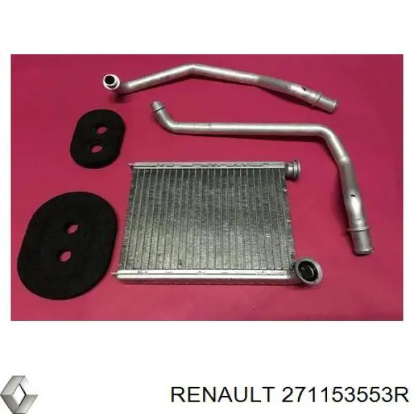 Радіатор пічки (обігрівача) Renault (RVI) 271153553R ціна, від 42.74 USD