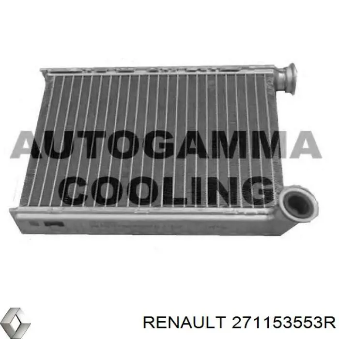 Радіатор обігрівача Renault (RVI) 271153553R