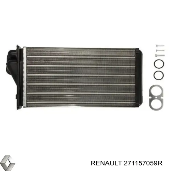Радіатор пічки (обігрівача) Renault (RVI) 271157059R ціна, від 31.88 USD