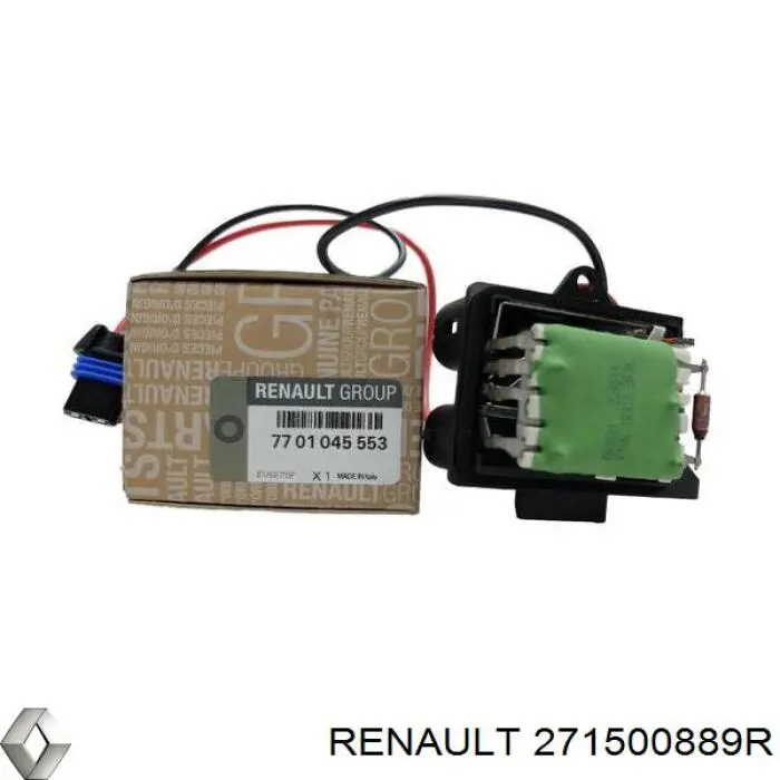 Резистор обігрівача Renault (RVI) 271500889R ціна, від 15.56 USD