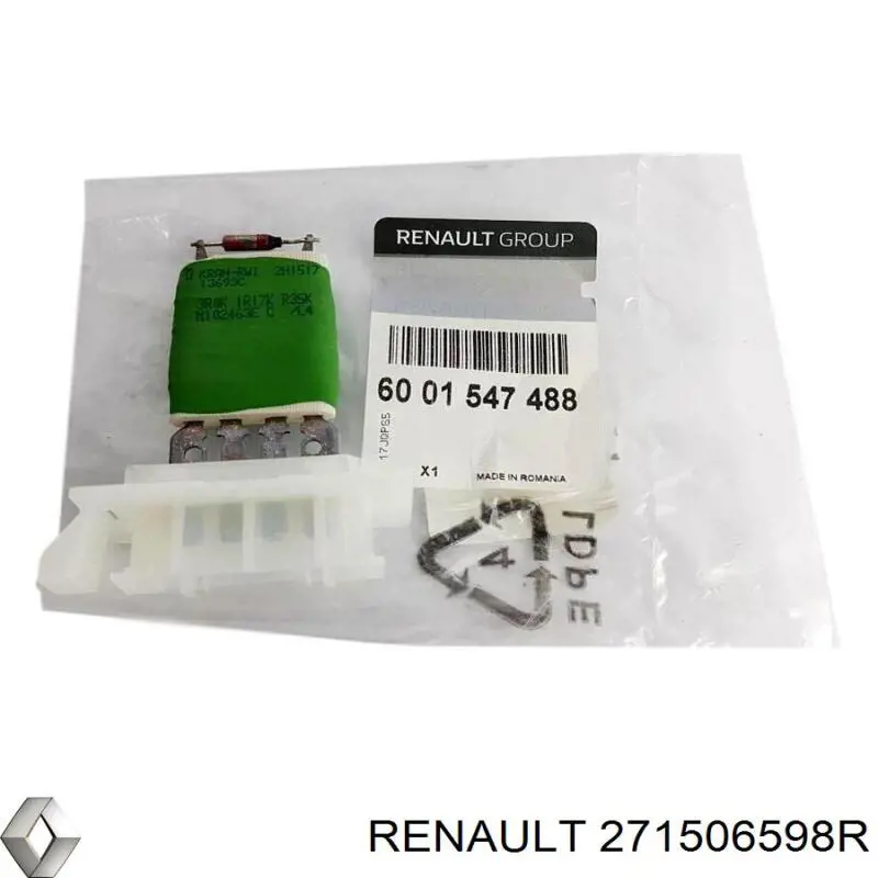 Резистор пічки 271506598R Renault (RVI)
