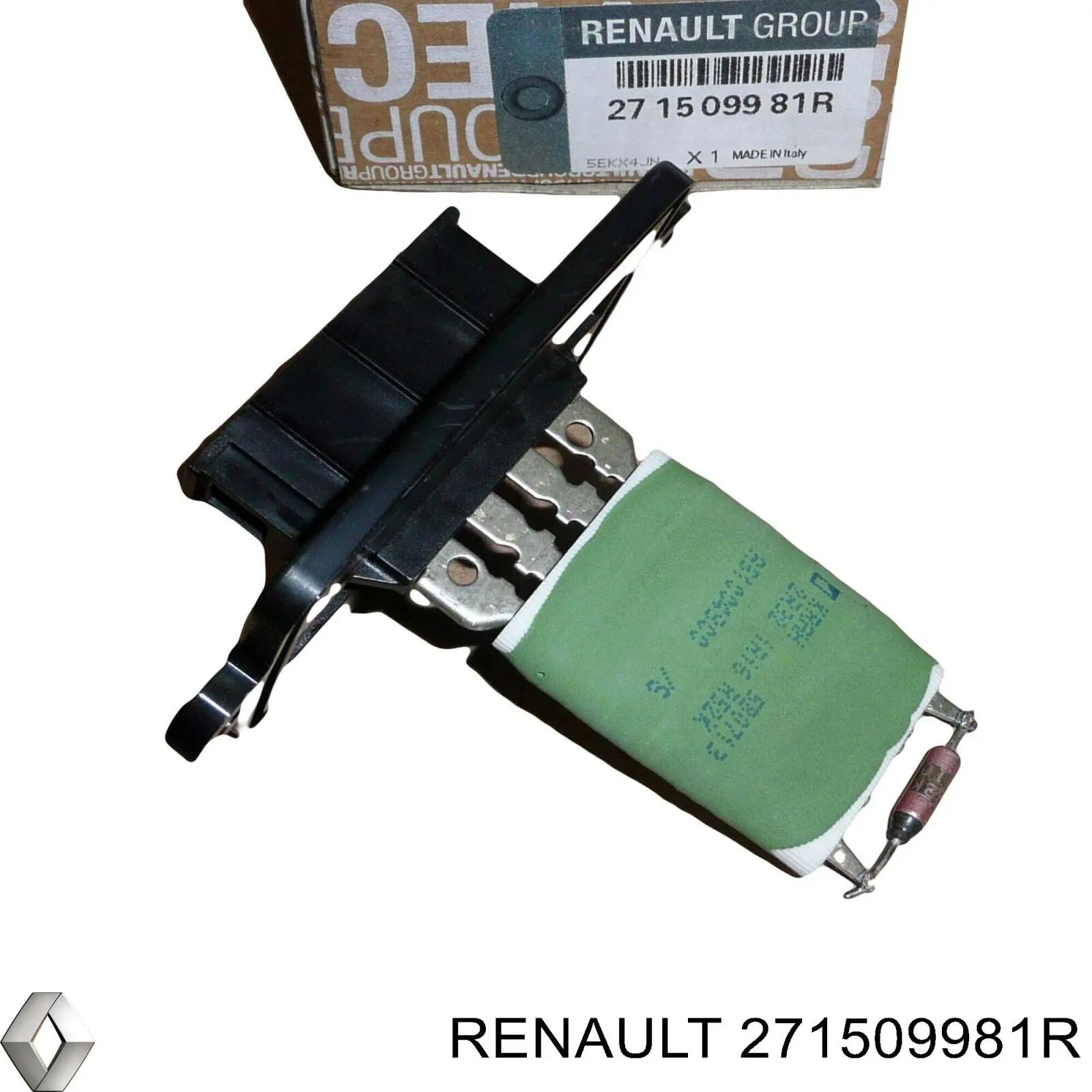 Резистор обігрівача Renault (RVI) 271509981R ціна, від 18.27 USD