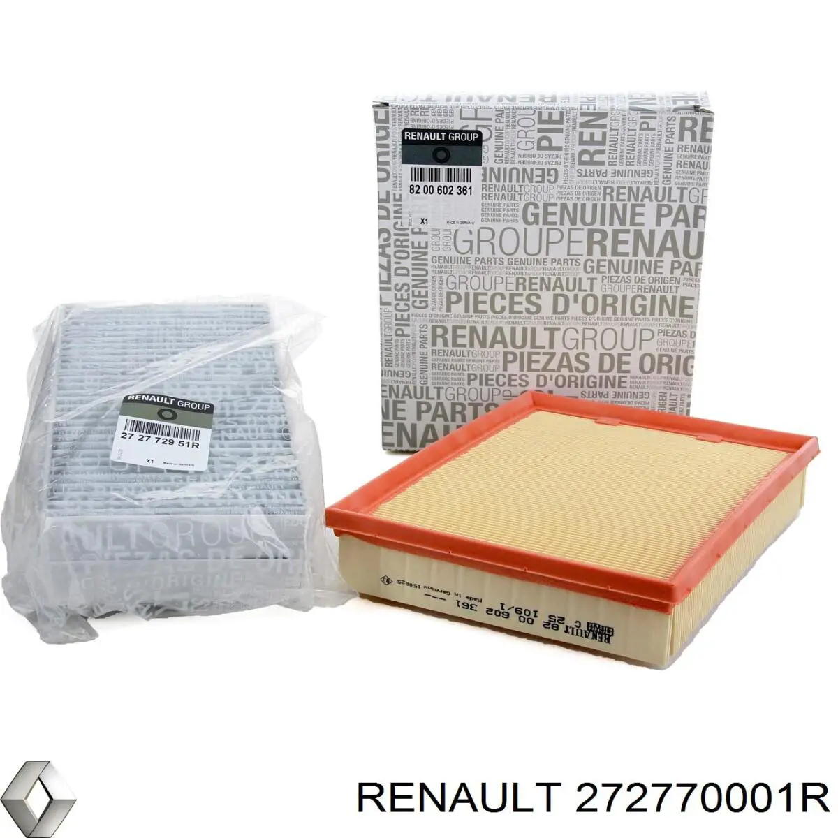 Фільтр повітряний обігрівача Renault (RVI) 272770001R ціна, від 12.04 USD