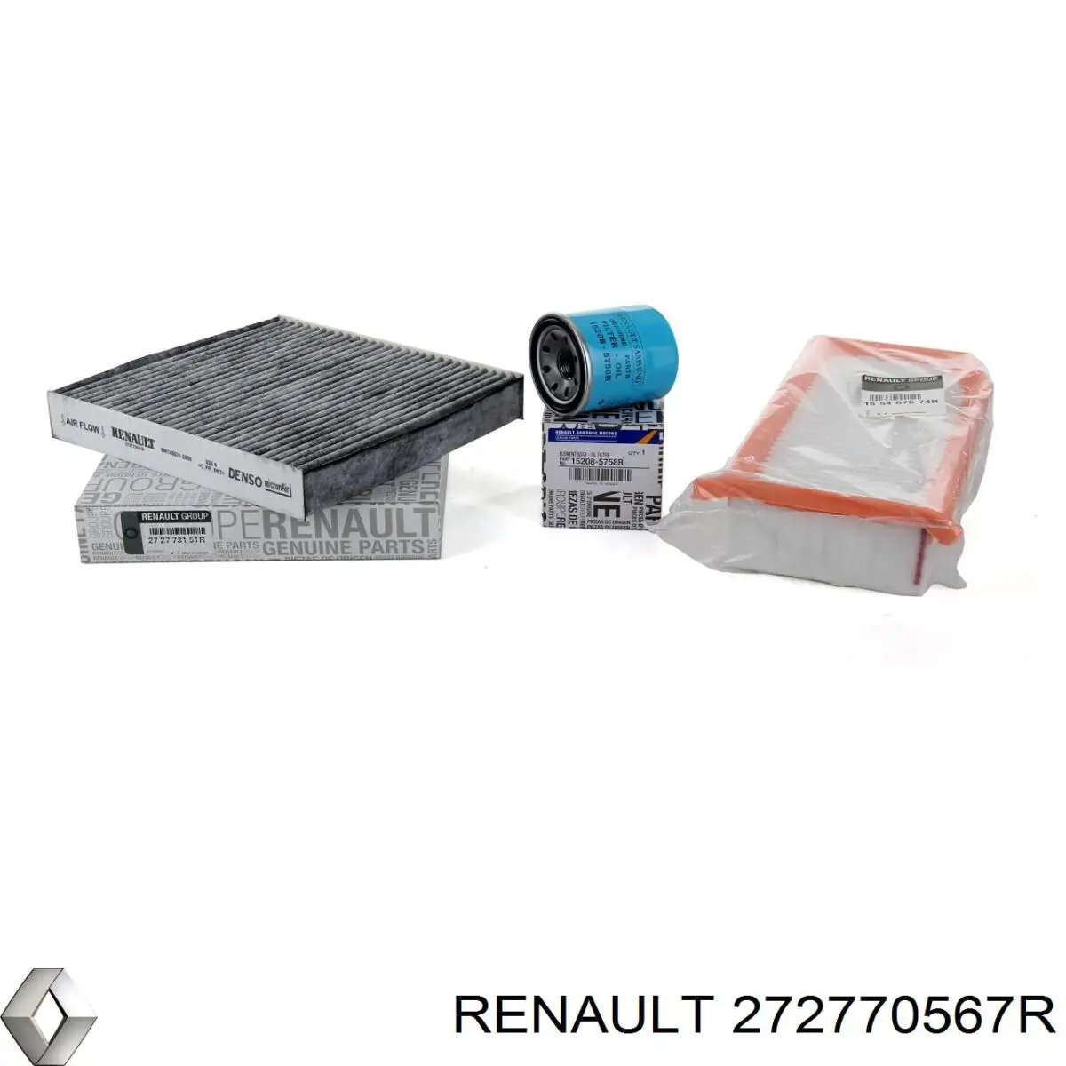 Купити 272770567R Renault (RVI) Фільтр салону вугільний