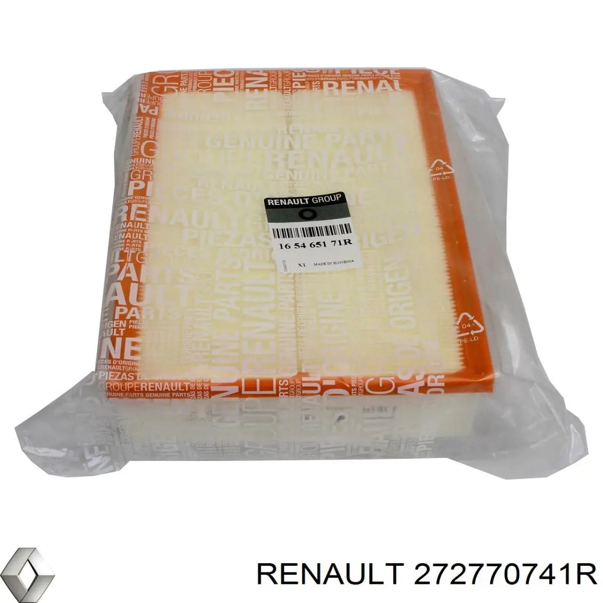 Купити 272770741R Renault (RVI) Фільтр салону вугільний