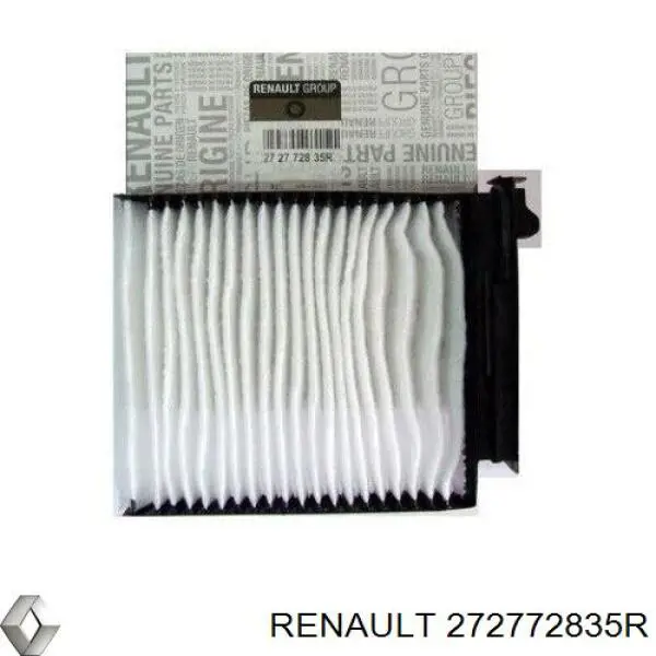 Фільтр повітряний обігрівача Renault (RVI) 272772835R ціна, від 4.79 USD
