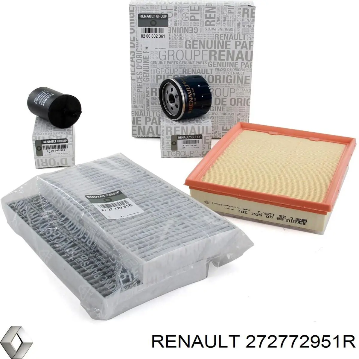 Купити 272772951R Renault (RVI) Фільтр салону вугільний