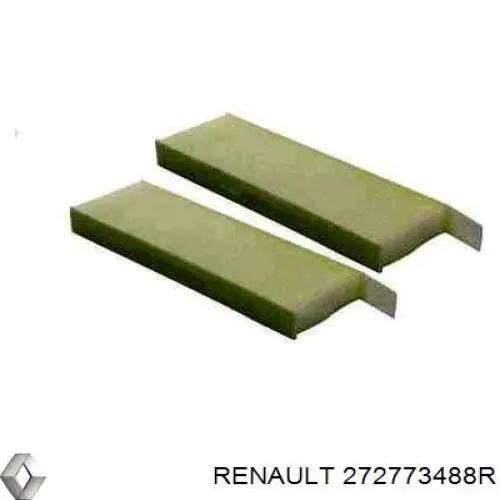 Купити 272773488R Renault (RVI) Фільтр салону вугільний