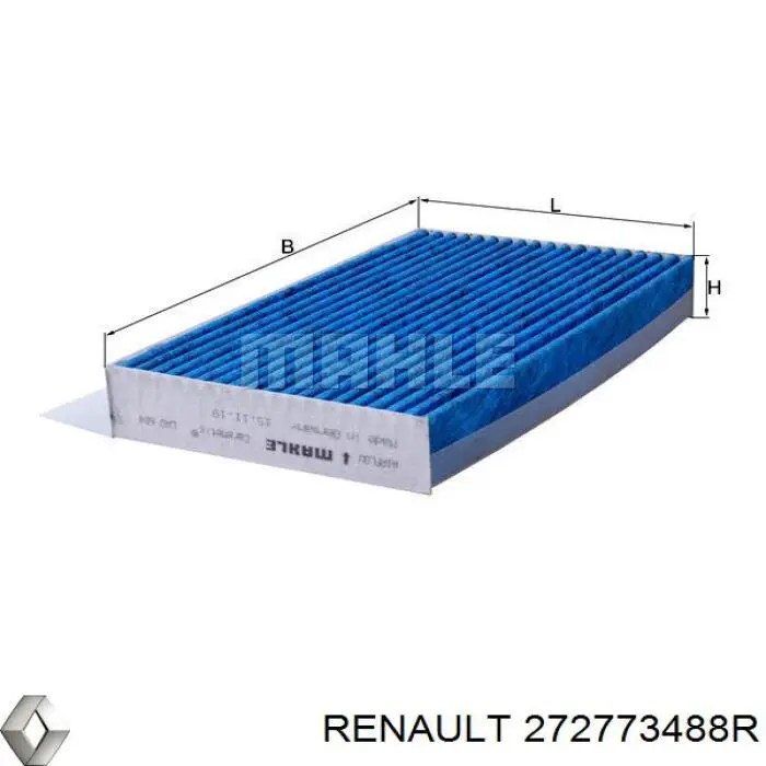 272773488R Renault (RVI) фільтр салону