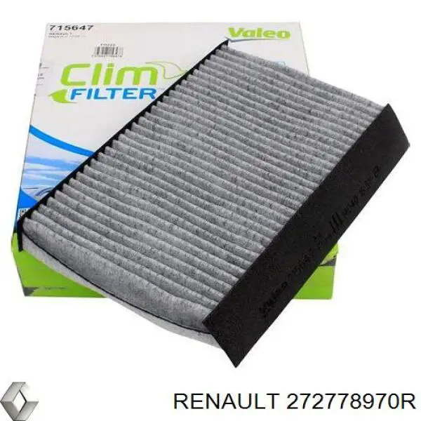 Фільтр повітряний обігрівача Renault (RVI) 272778970R ціна, від 11.92 USD