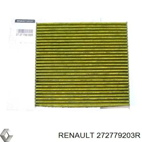 Фільтр повітряний обігрівача Renault (RVI) 272779203R ціна, від 5.40 USD