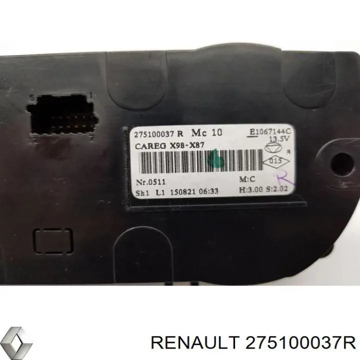 Блок управління режимів опалення / кондиціонування Renault (RVI) 275100037R