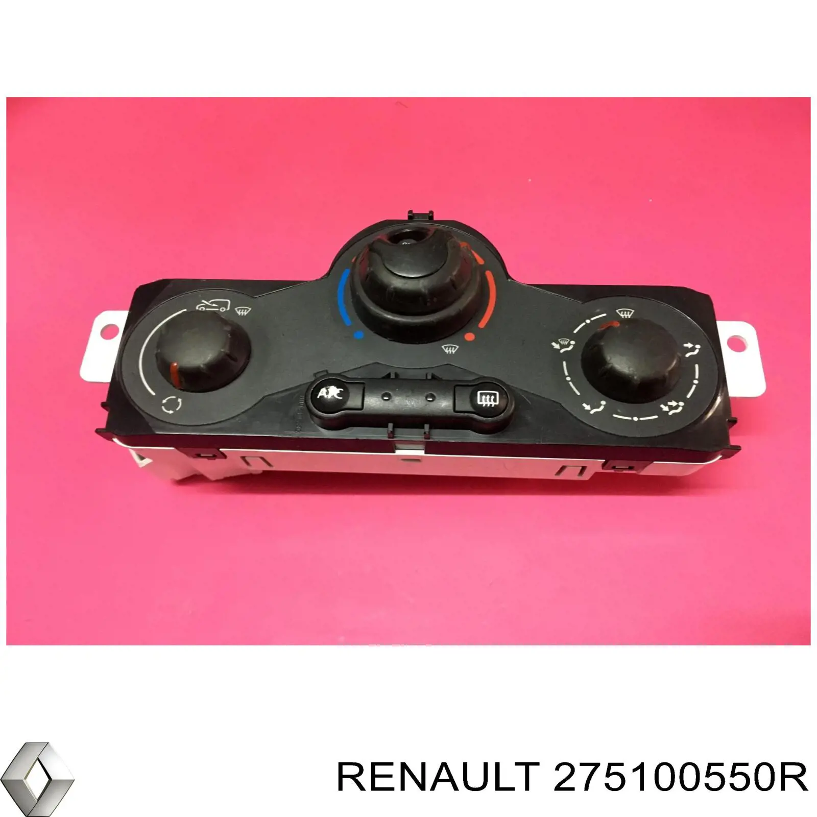Реостат/перемикач-регулятор режиму обігрівача салону Renault Kangoo 2 (KW01) (Рено Канго)