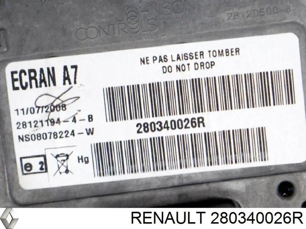 Бортовий комп'ютер Renault (RVI) 280340026R