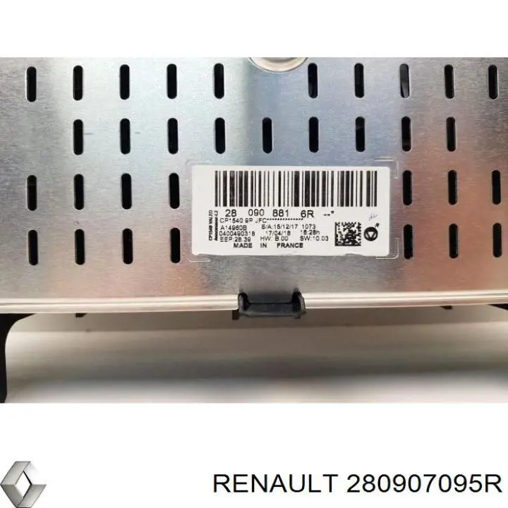 Дисплей багатофункціональний 280907095R Renault (RVI)