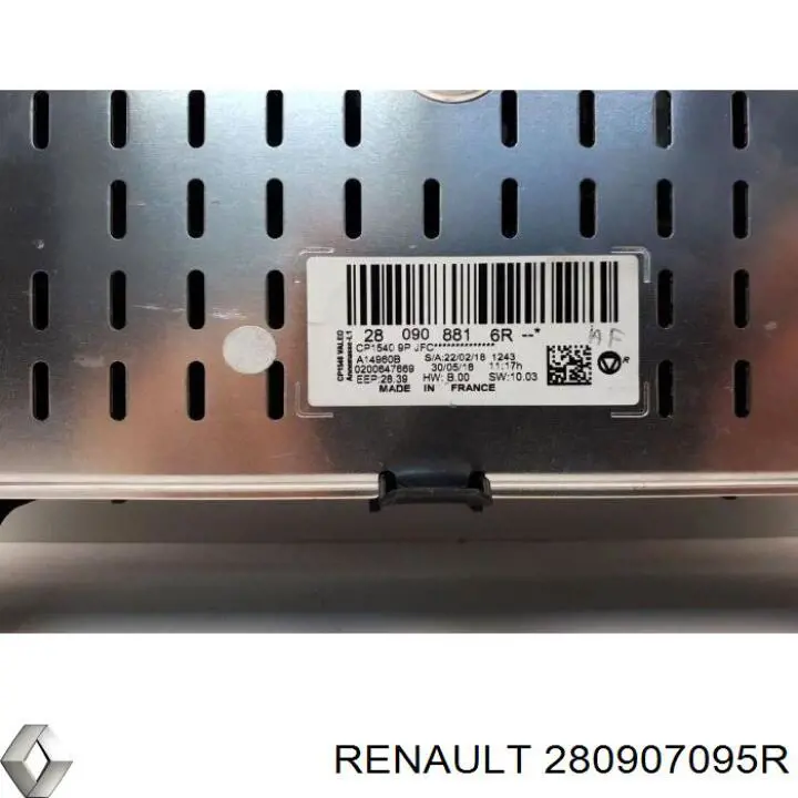 Купити 280907095R Renault (RVI) Дисплей багатофункціональний