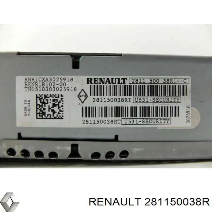 281150038R Renault (RVI) Магнітола (радіо AM/FM)