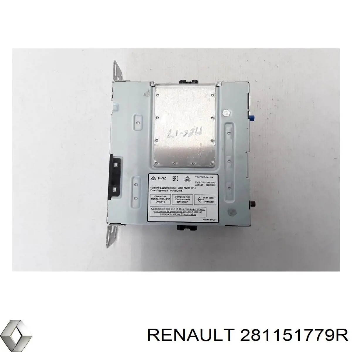Магнітола 281151779R Renault (RVI)