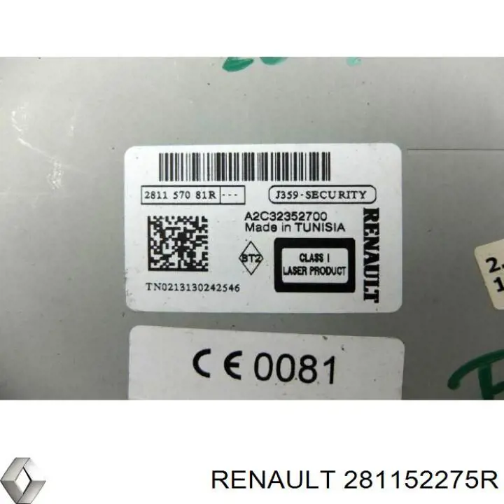 Купити 281152275R Renault (RVI) Магнітола