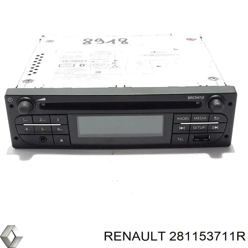 281153711R Renault (RVI) Магнітола (радіо AM/FM)