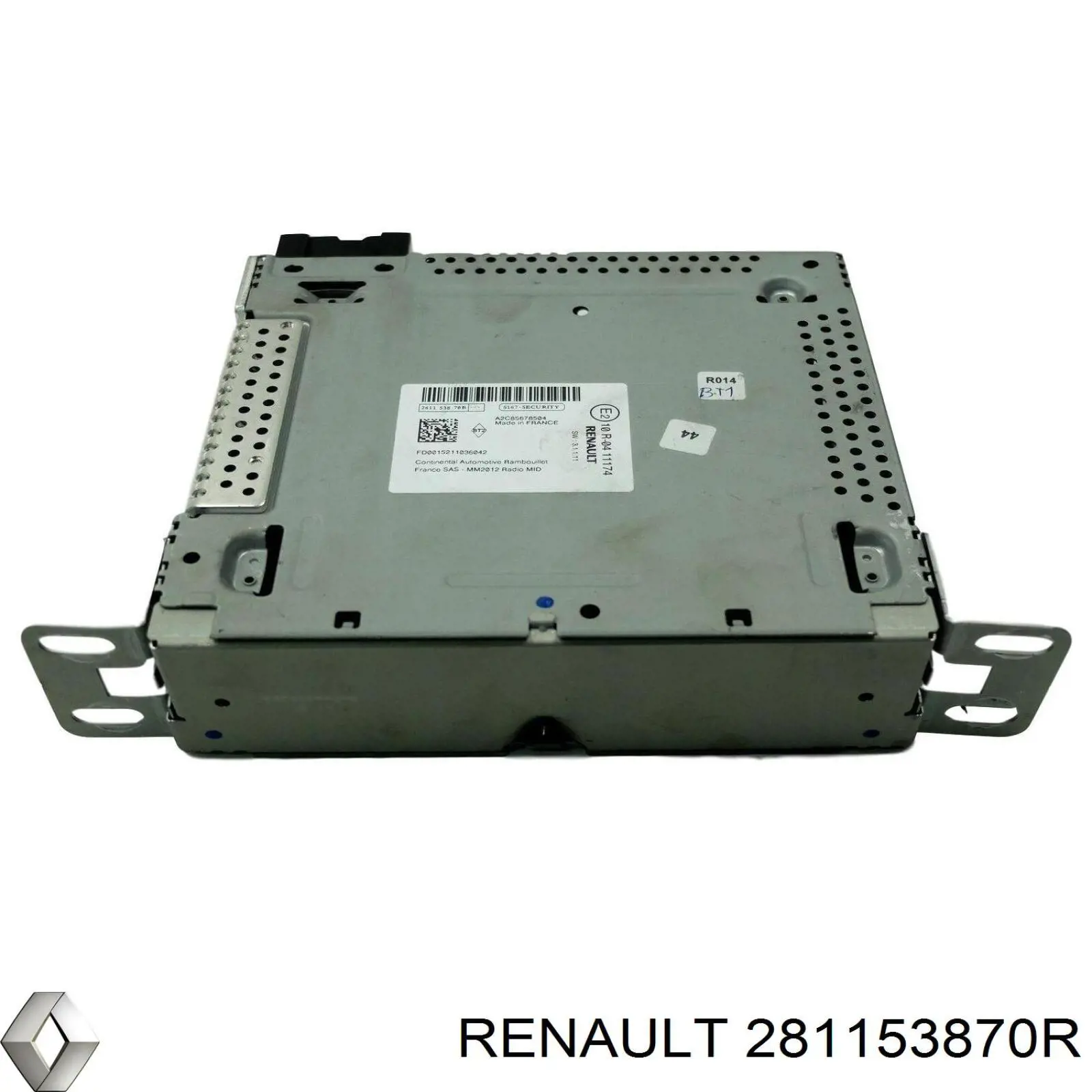 Магнітола 281153870R Renault (RVI)