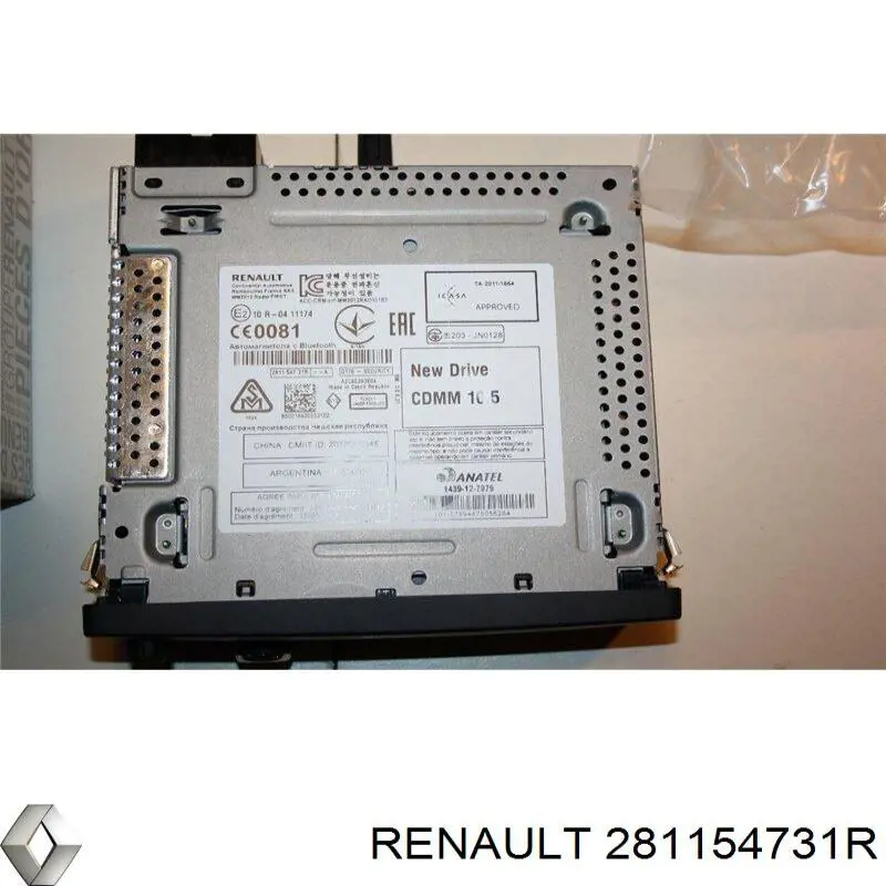 Магнітола 281154731R Renault (RVI)