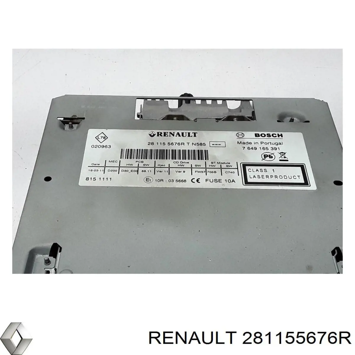 Купити 281155676R Renault (RVI) Магнітола