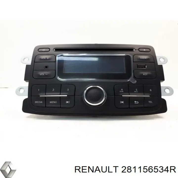 Магнітола (радіо AM/FM) Renault (RVI) 281156534R ціна, від 45.38 USD