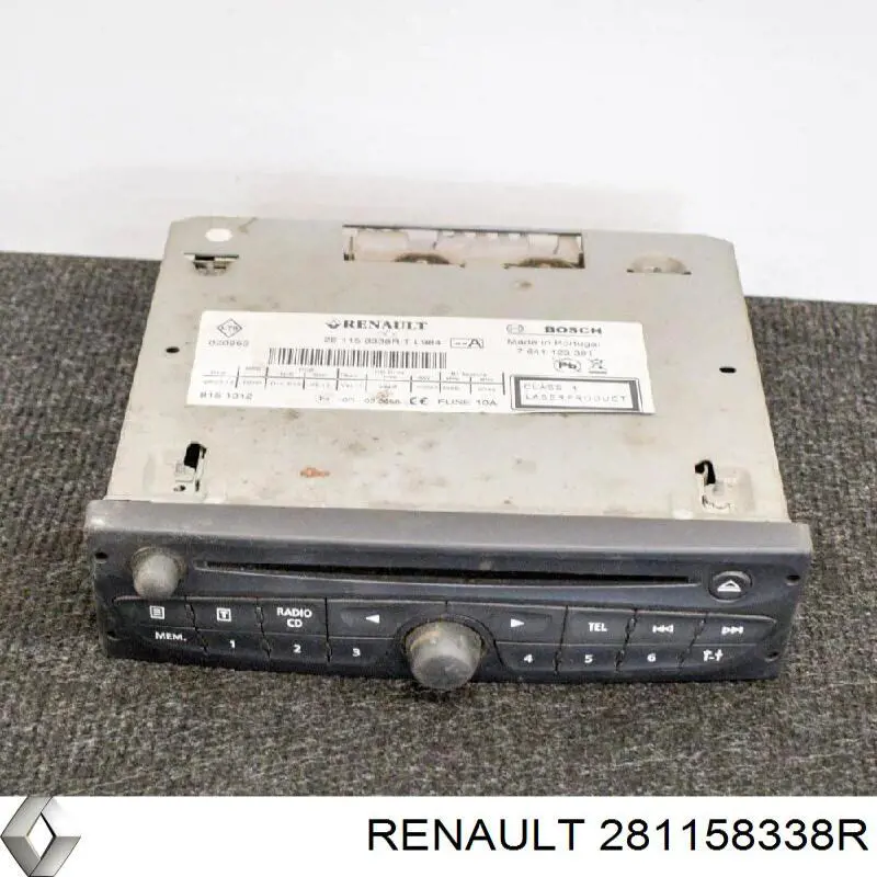 Магнітола (радіо AM/FM) Renault (RVI) 281152957R ціна, від 49.66 USD
