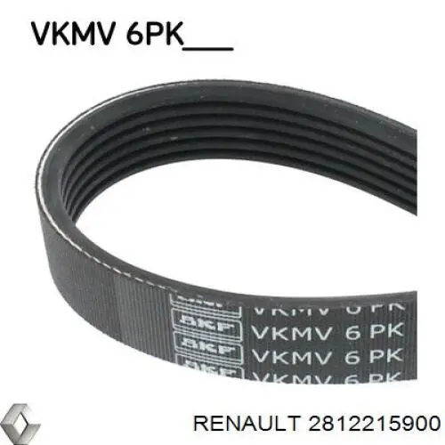 2812215900 Renault (RVI) Поліклиновий ремінь