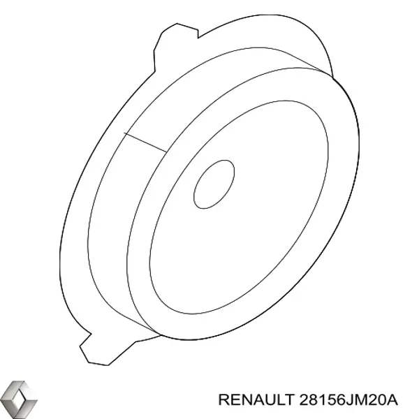 Динамік передньої двері 28156JM20A Renault (RVI)