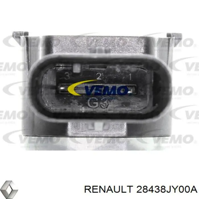 Датчик сигналізації паркування (парктронік), передній V46720111 Renault (RVI)