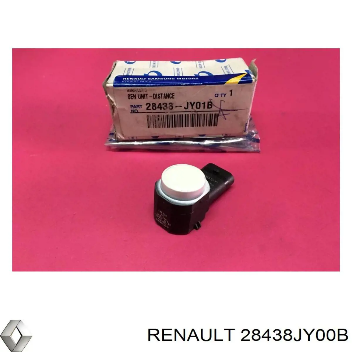 Купити 28438JY00B Renault (RVI) Датчик сигналізації паркування (парктронік), задній
