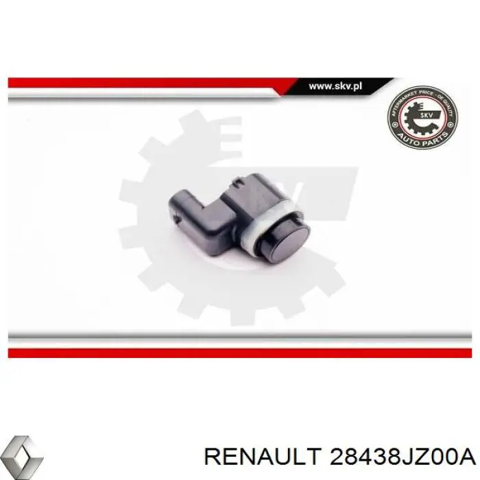Купити 28438JZ00A Renault (RVI) Датчик сигналізації паркування (парктронік), передній