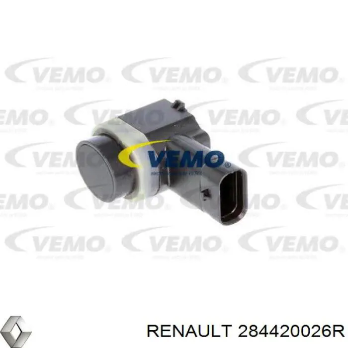 Купити 284420026R Renault (RVI) Датчик сигналізації паркування (парктронік), задній