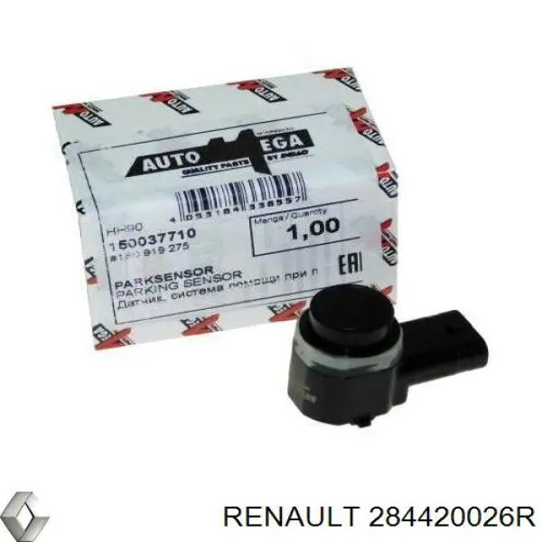 Датчик сигналізації паркування (парктронік), задній Renault (RVI) 284420026R ціна, від 16.04 USD