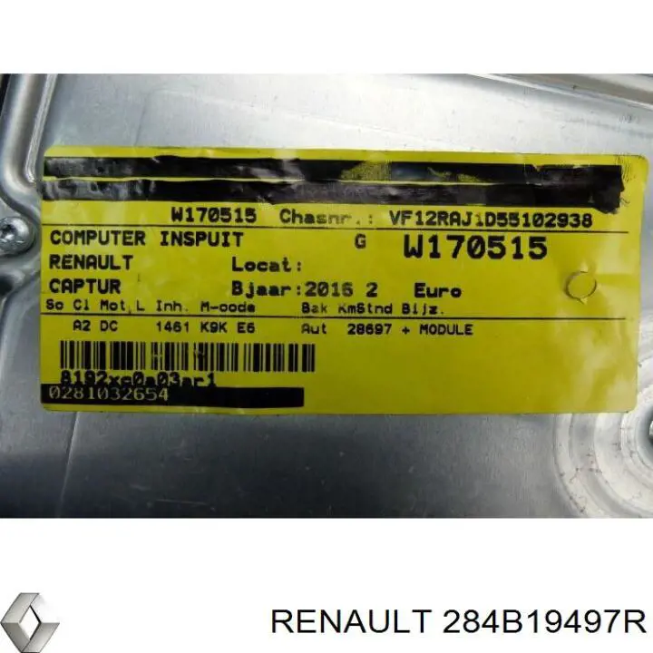 284B19497R Renault (RVI) 