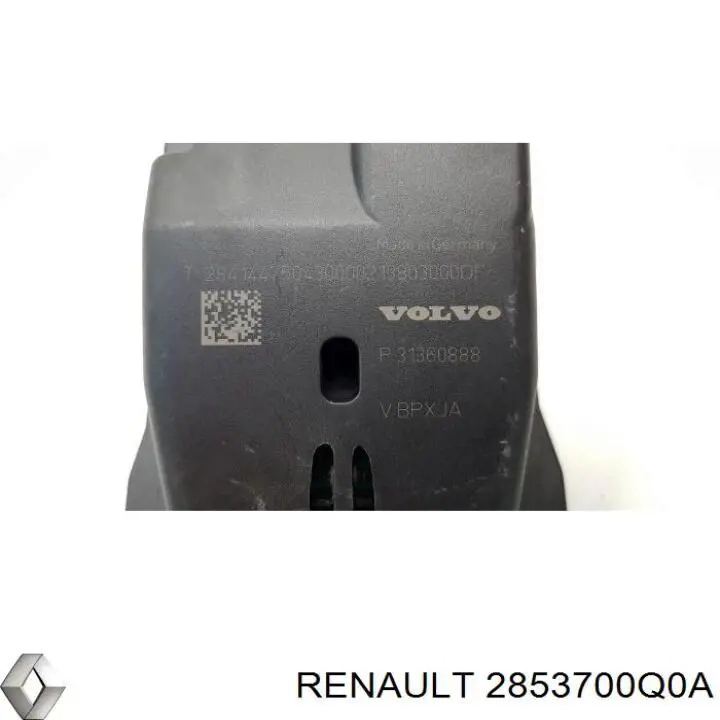 Купити 2853700Q0A Renault (RVI) Пластина датчика дощу