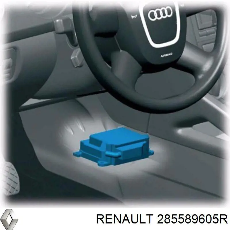 Модуль-процесор керування подушки безпеки Renault Scenic 3 (JZ0) (Рено Сценік)