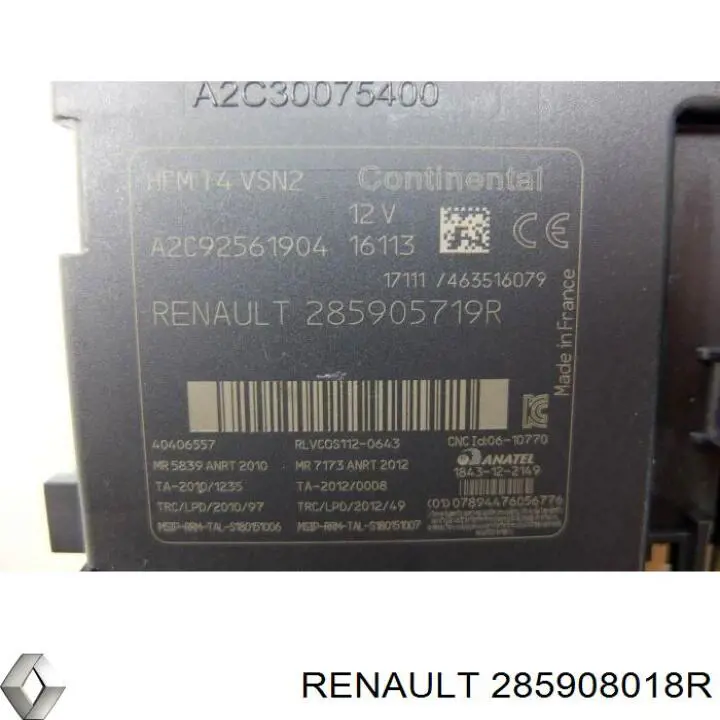 Купити 285908018R Renault (RVI) 