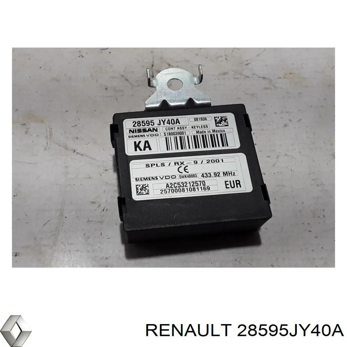  Renault (RVI) 28595JY40A ціна, від 5.75 USD