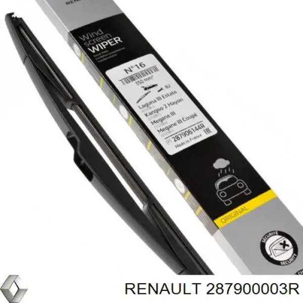 Купити 287900003R Renault (RVI) Щітка задня