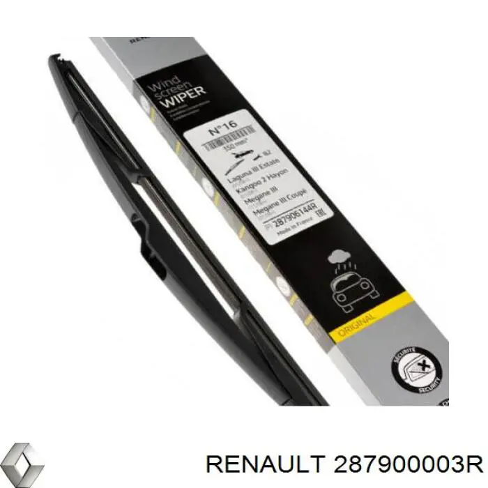 287900003R Renault (RVI) щітка-двірник заднього скла