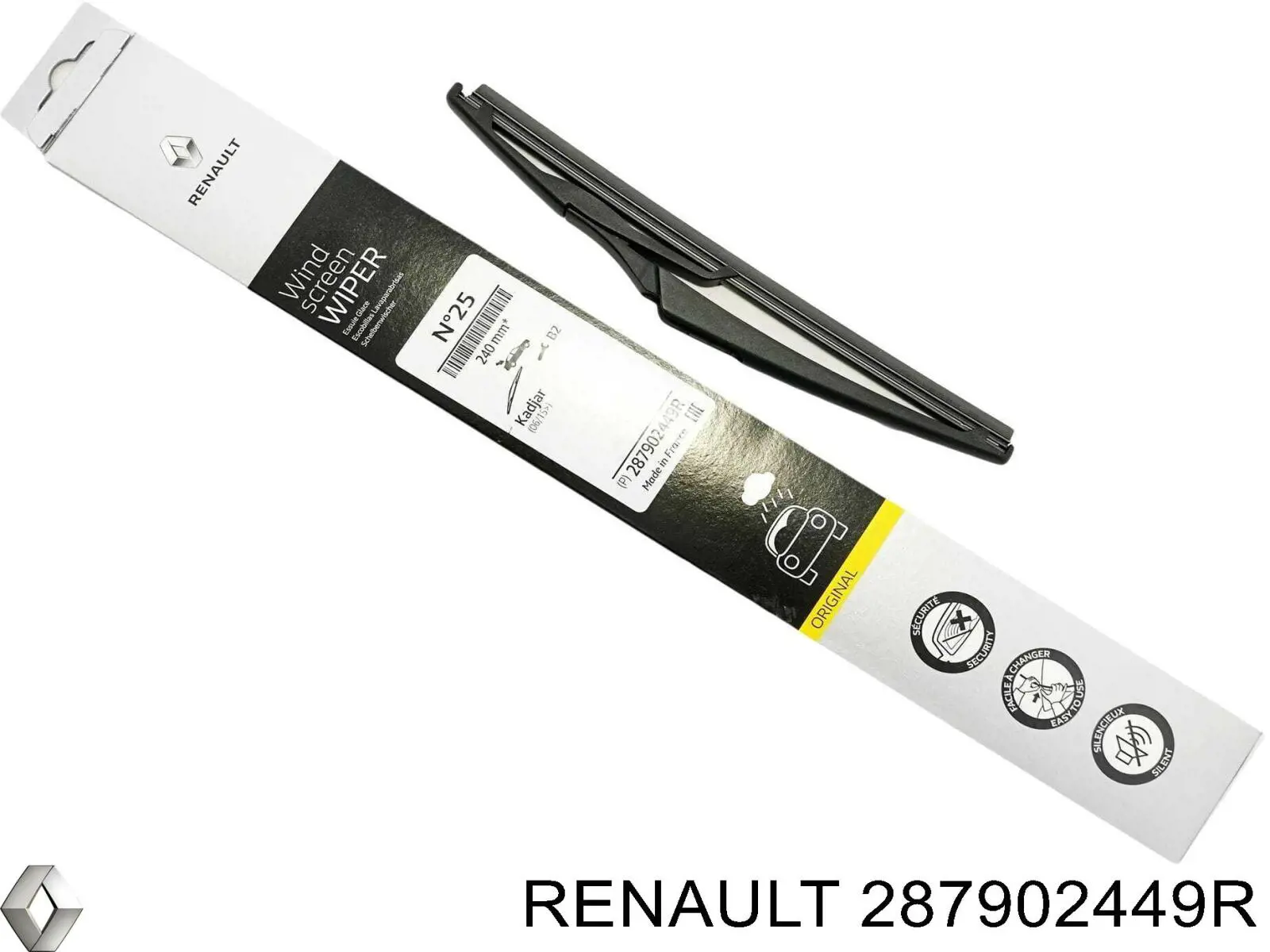 Щітка-двірник заднього скла 287902449R Renault (RVI)