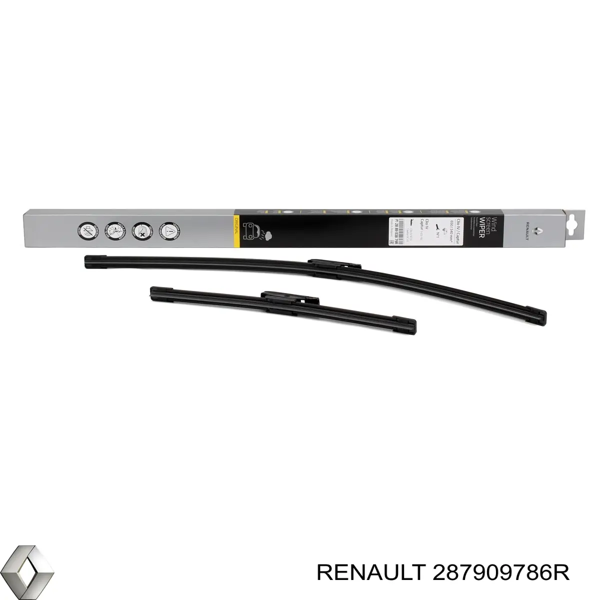 Щітка склоочисника заднього скла Renault (RVI) 287909786R ціна, від 7.74 USD